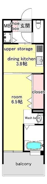 Ｎｏ．４８　ＰＲＯＪＥＣＴ２１００博多の間取り