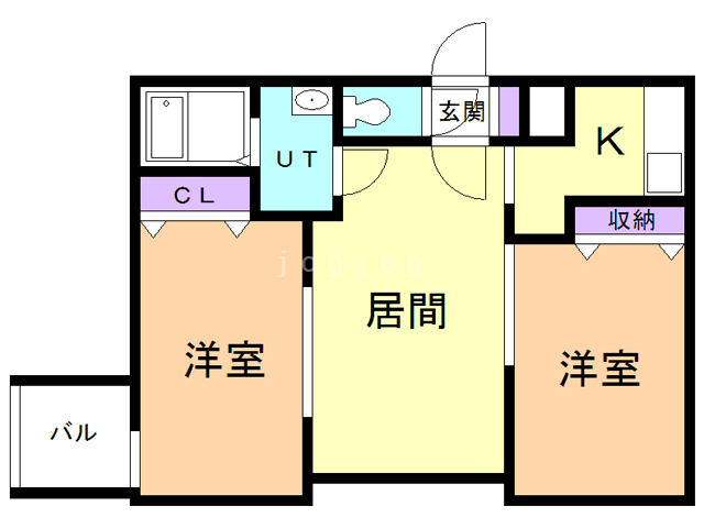 ヒルズタウン幌西の間取り