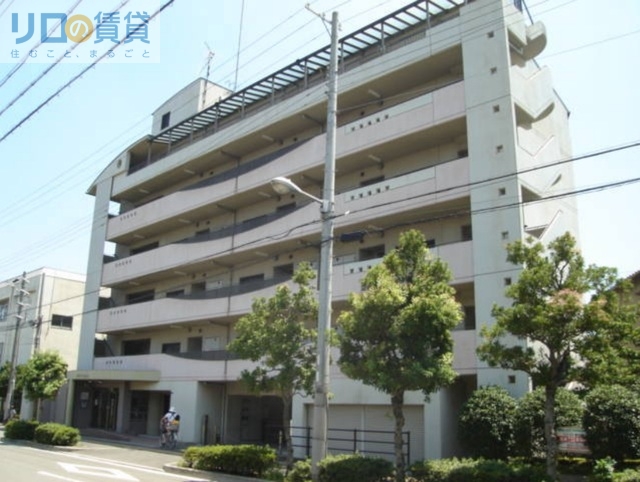 【大阪市東住吉区矢田のマンションの建物外観】