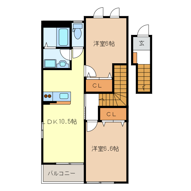 アンソレイェの間取り