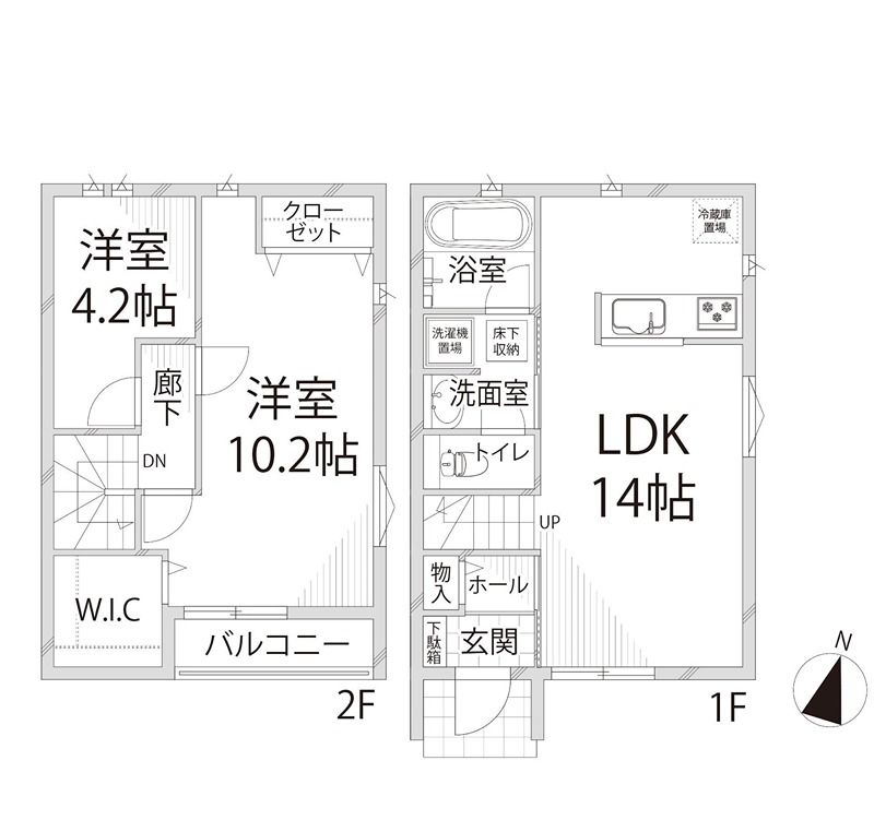 メゾン ド ルポンの間取り