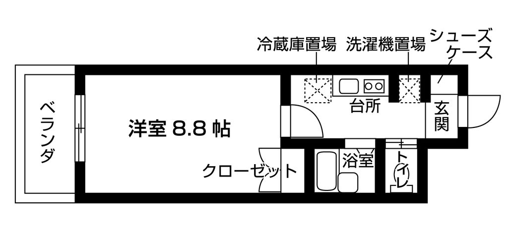 新百合グリーンハウスの間取り