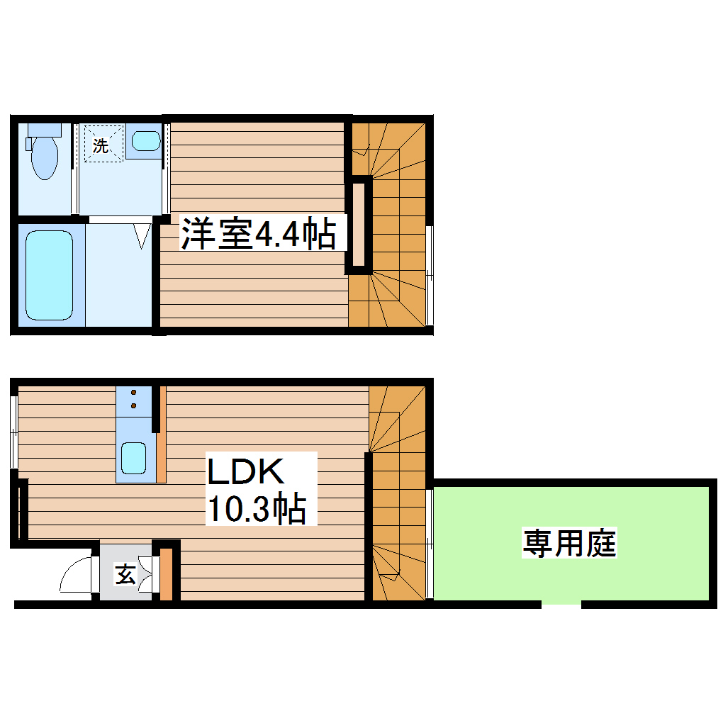 QRESTIA塩釜の間取り