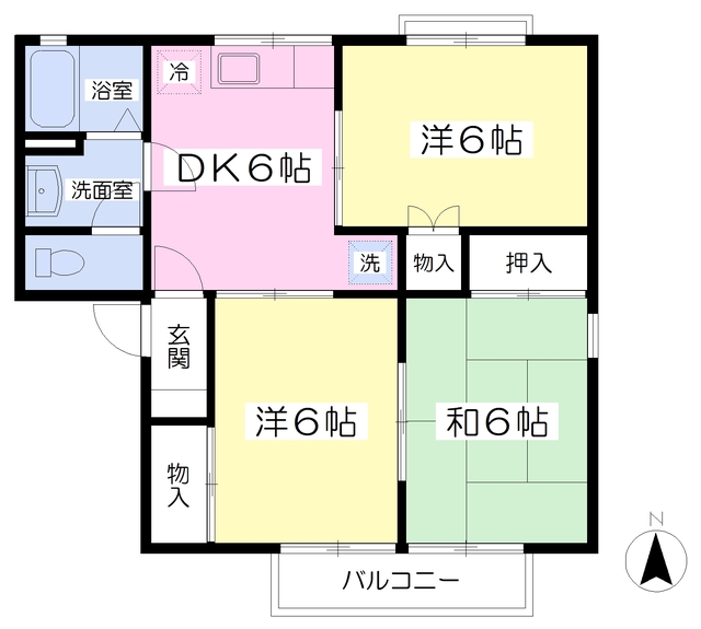 アトリエ参番館の間取り