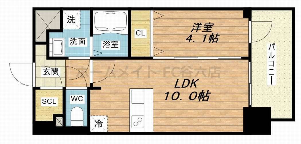 プレサンス新大阪イオリアの間取り