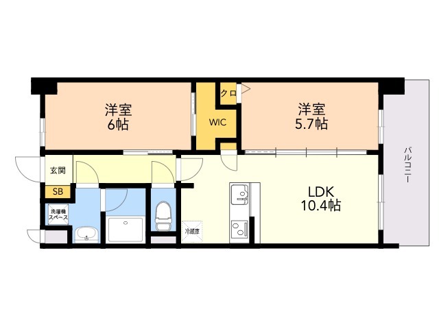 Ｓ－ＲＥＳＩＤＥＮＣＥ博多駅南ａｆｆｏｒｄの間取り