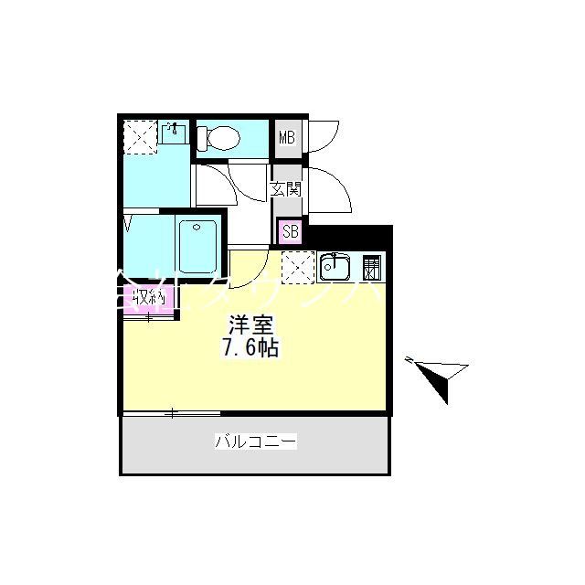 品川区戸越のマンションの間取り