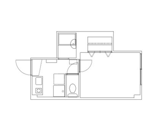 広島市東区曙のマンションの間取り