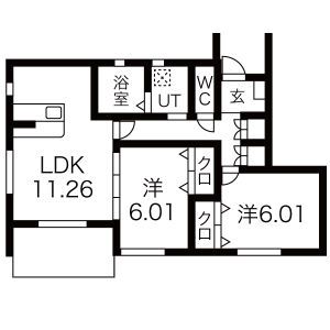 【コンフォート行田の間取り】