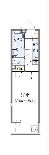 クレイノリフル川崎の間取り