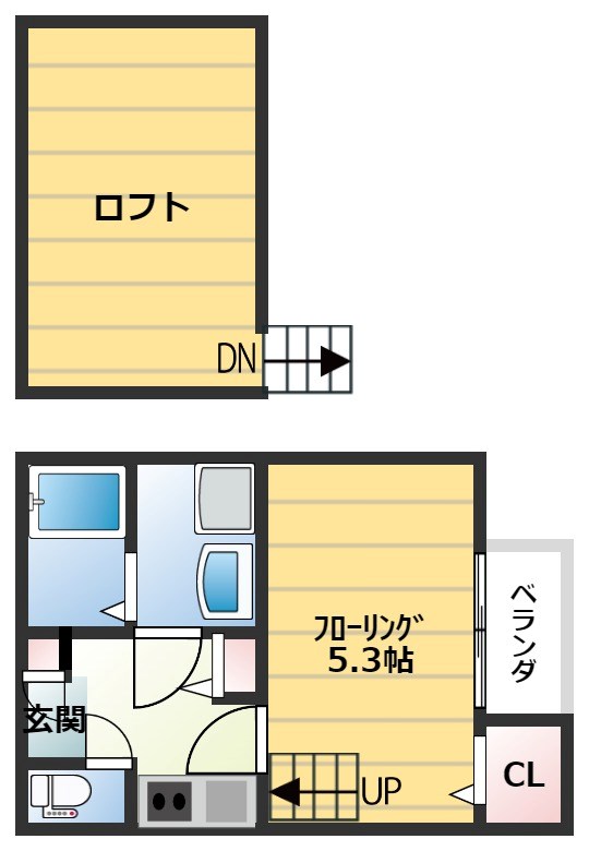 ビブレスト石津の間取り