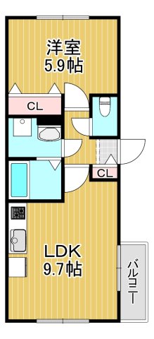 Abode壱番館の間取り