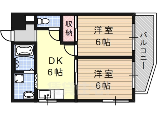 エルドール川原の間取り