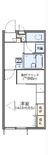 レオパレスシャルマンゾーン照杉の間取り