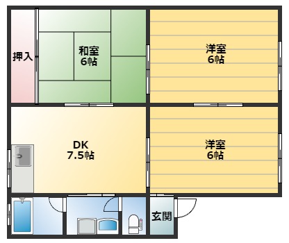 コーポゆきの間取り