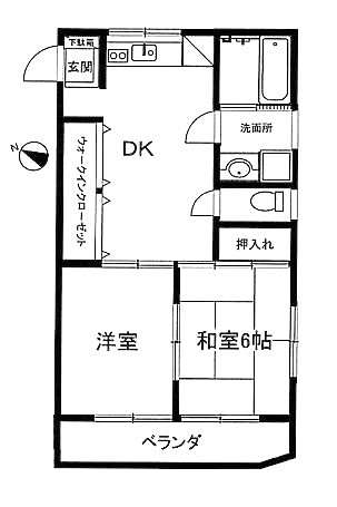 熱海市青葉町のマンションの間取り