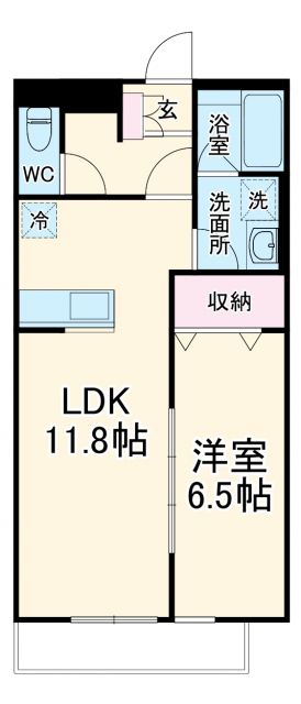 デュラカーサルシア川和Iの間取り