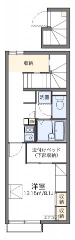 レオパレスフジサキIIIの間取り