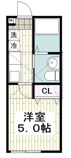 横浜市金沢区富岡西のアパートの間取り