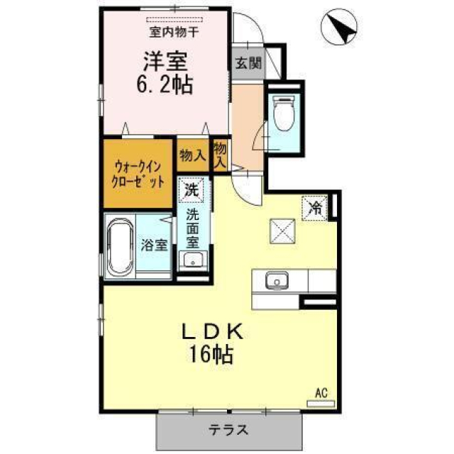 伊予郡砥部町重光のアパートの間取り