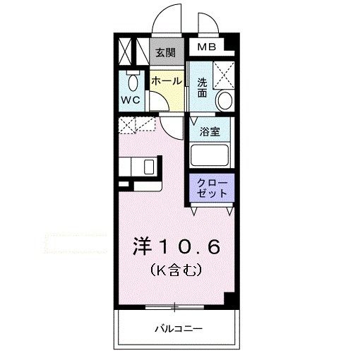 岩国市今津町のマンションの間取り