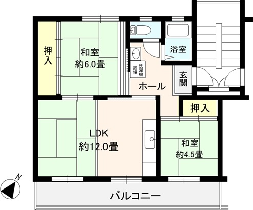 高洲第一団地の間取り