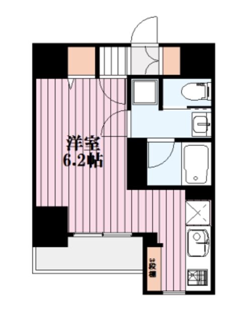 川崎市川崎区浜町のマンションの間取り