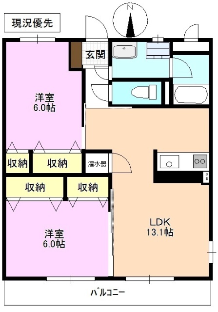 アーバンドエルの間取り