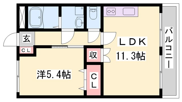 フラワーヒルの間取り