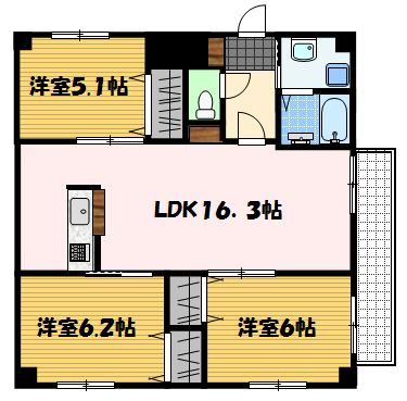 【サンリヤン・ガーデンの間取り】