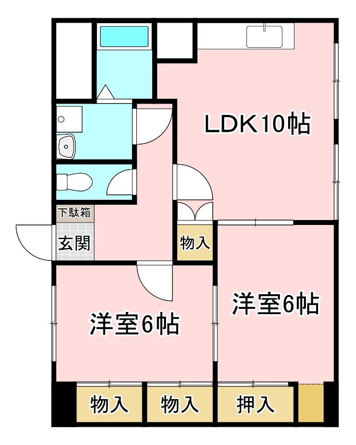 ソレイユ千の間取り