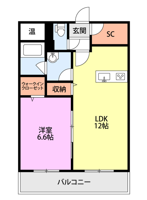 ディアコートIIの間取り