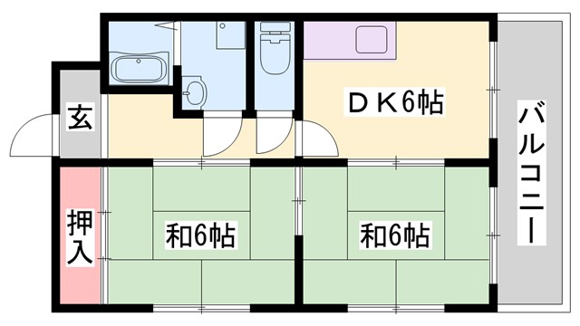 サンマリン大河内の間取り