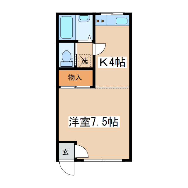 クインヒルズアネックスの間取り