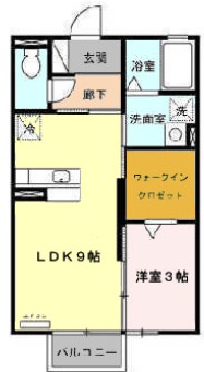 グランディールIIＡの間取り