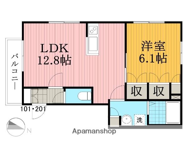 メゾン・ドゥ・山口の間取り