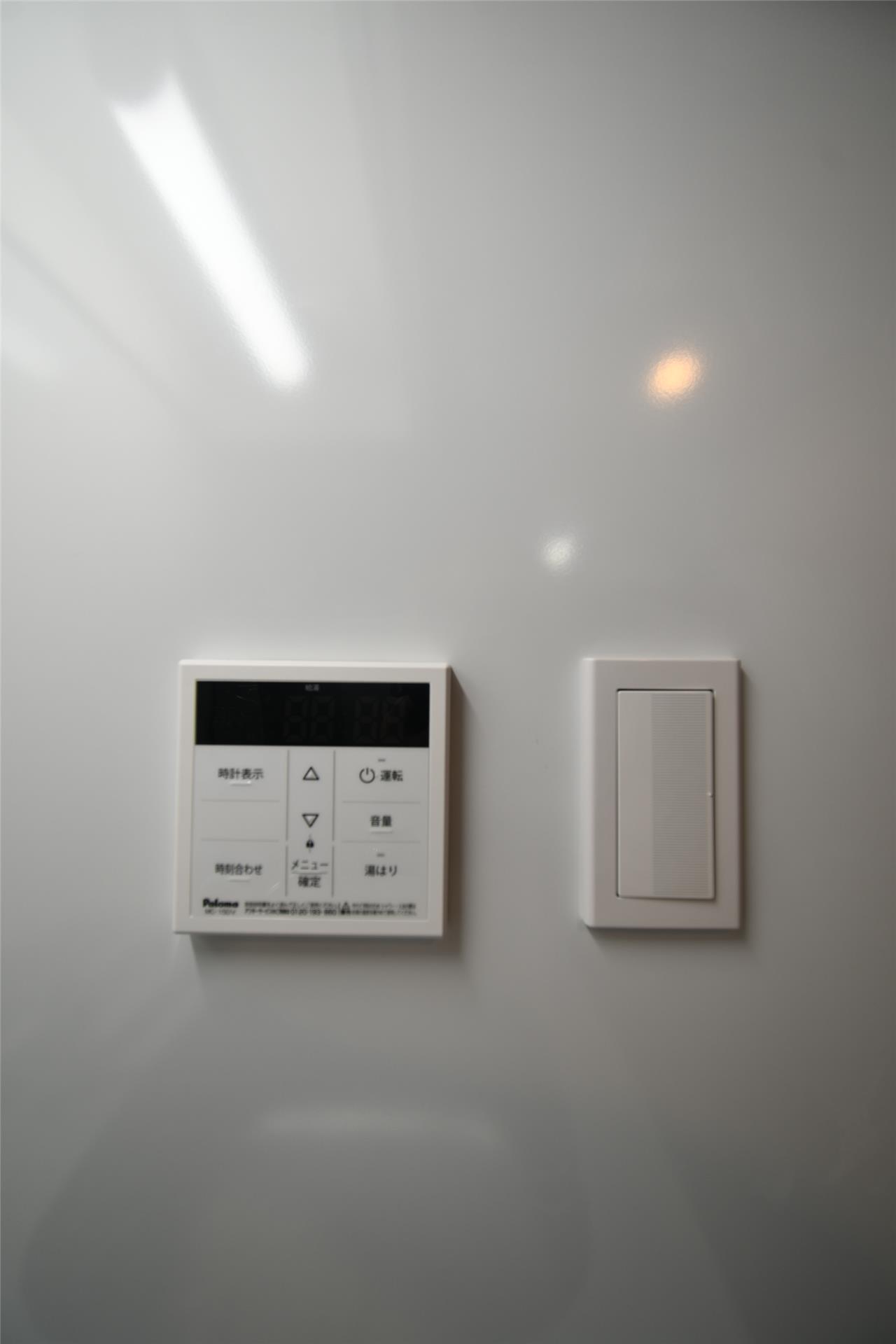 その他設備　給湯パネル※イメージ