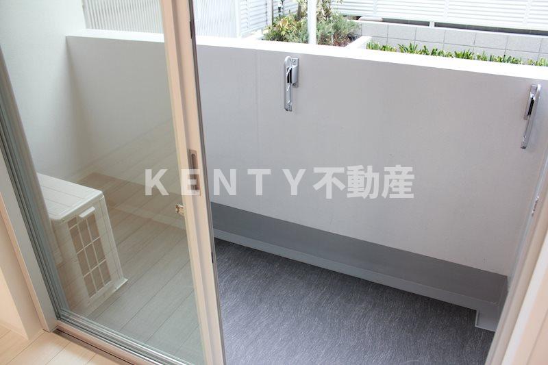 バルコニー　広々としたバルコニーです