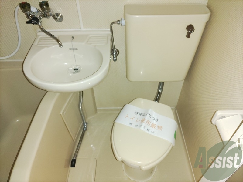 トイレ　トイレは使いやすくきれいで清潔感があります。