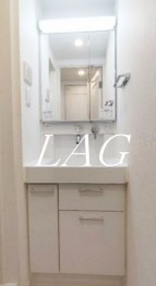 洗面設備　洗面台です。