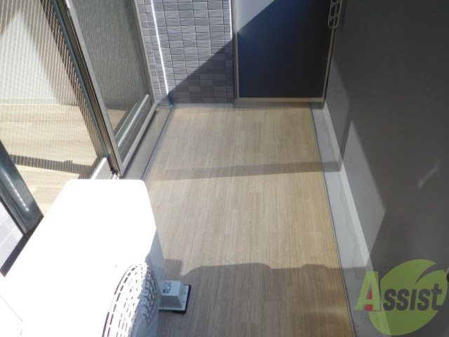 バルコニー　風通しの良いバルコニーです。