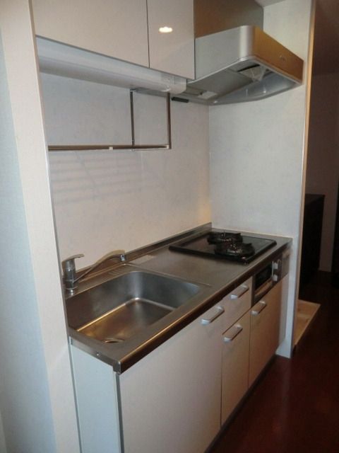 キッチン　２口ガスシステムキッチン