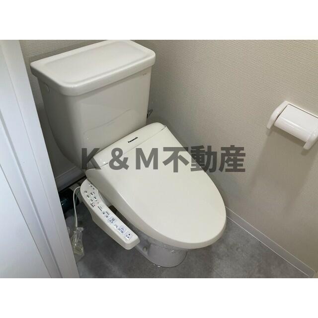 トイレ　ゆったりとした空間のトイレです