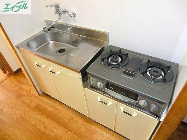 キッチン　２口コンロ