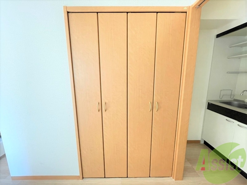 収納　お部屋にはクローゼットが付いていますよ～
