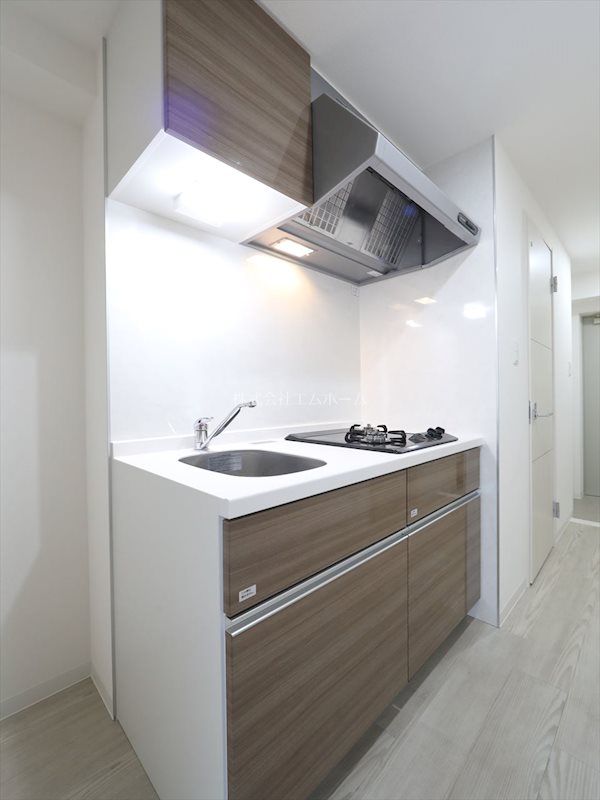 キッチン　システムキッチン（ガス2口コンロ付）