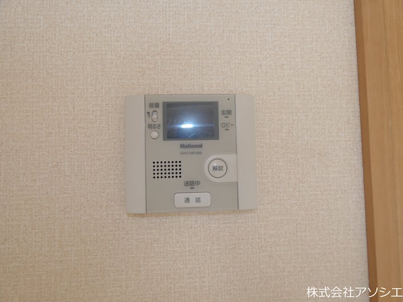 セキュリティ　モニター付きインターホン