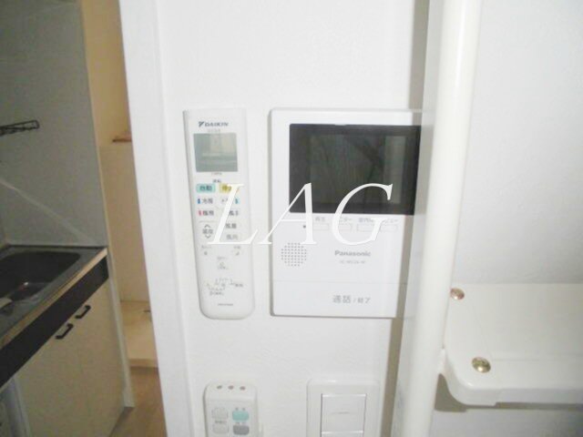セキュリティ　モニター付きインターフォンです。
