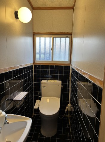 トイレ　ゆったりとした空間のトイレです