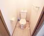 トイレ　広さのあるトイレで落ち着けそうです！